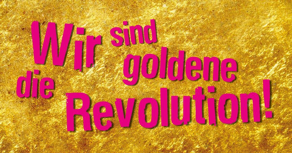 [Wir sind die goldene Revolution, eine polymediale living Installation von starsky, 
Atelier Haus [Semper Depot]I Akademie der bildenden Künste Wien, Juli 2021  1010 Wien]